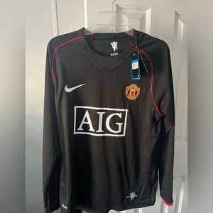 Manchester United 2007/08 Away Jersey Long Sleeve, Ronaldo #7